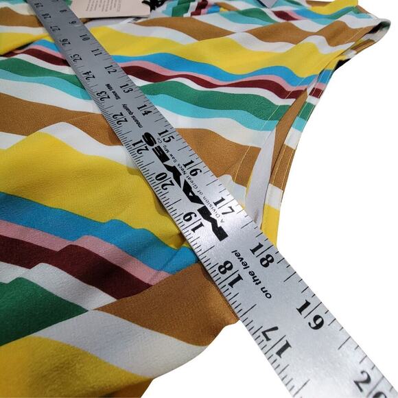 MARELLA Sleeveless CusCus Silk Blend Blouse Womens 8 NWT Career Sophisticated - Picture 8 of 12